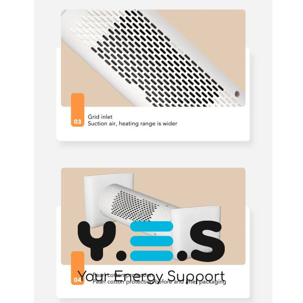 Тепловентилятор для дому FL-2564, електрообігрівач 1200 Вт