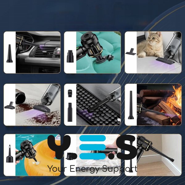 Мініпилосос HL-138 портативний компактний для авто, дому та офісу