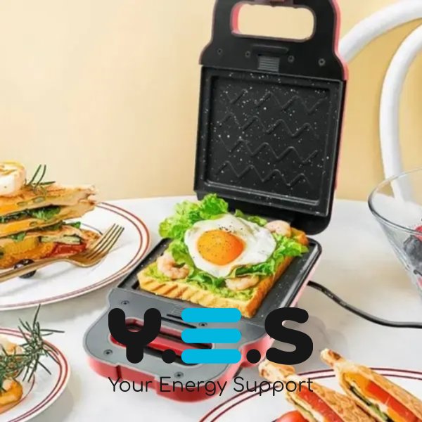 Електросандвічниця Breakfast Machine 600 Вт на 2 сандвічі