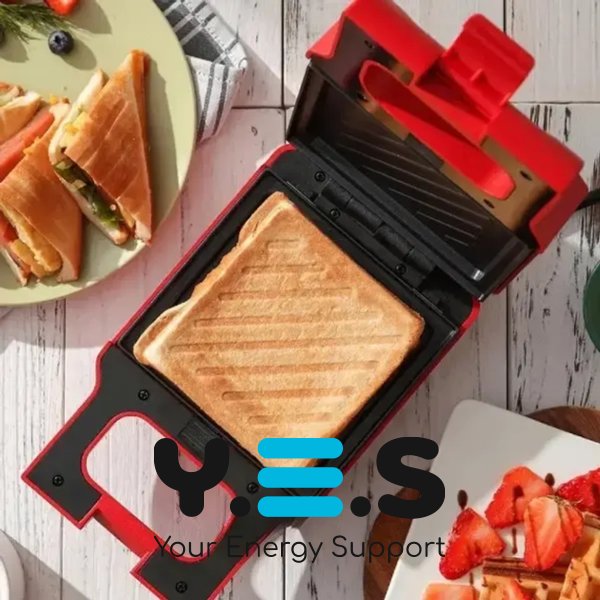 Електросандвічниця Breakfast Machine 600 Вт на 2 сандвічі