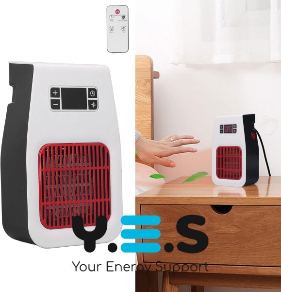 Керамічний електрообігрівач PH-8006, 900 Вт, компактний для дому й офісу