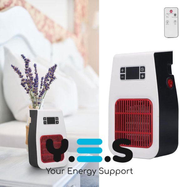 Керамічний електрообігрівач PH-8006, 900 Вт, компактний для дому й офісу