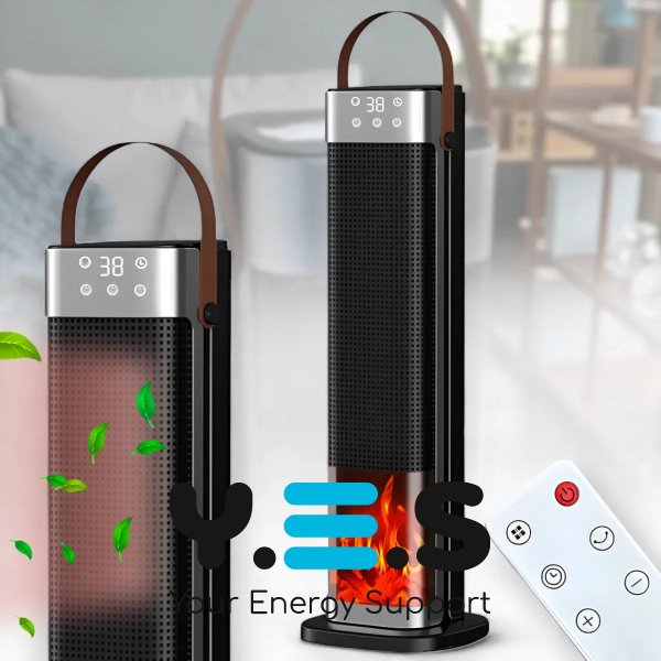 Тепловентилятор Portable Fan Heater HQ30-300BS — компактний обігрівач для дому