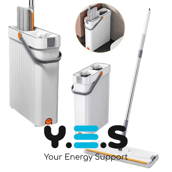 Набір для прибирання Mop Bucket 1065: швабра з відром і автоматичним віджимом