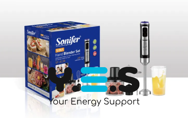 Ручний блендер Sonifer SF-8138 5в1: набір із насадками