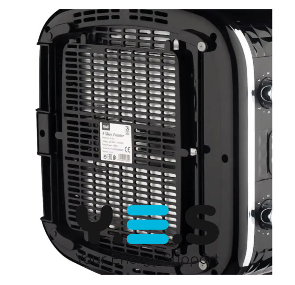 Тостер R-503 на 4 скибочки (1500 Вт), 6 рівнів підсмажування, автоматичний електричний