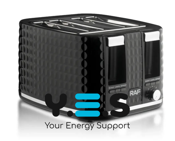 Тостер R-503 на 4 скибочки (1500 Вт), 6 рівнів підсмажування, автоматичний електричний