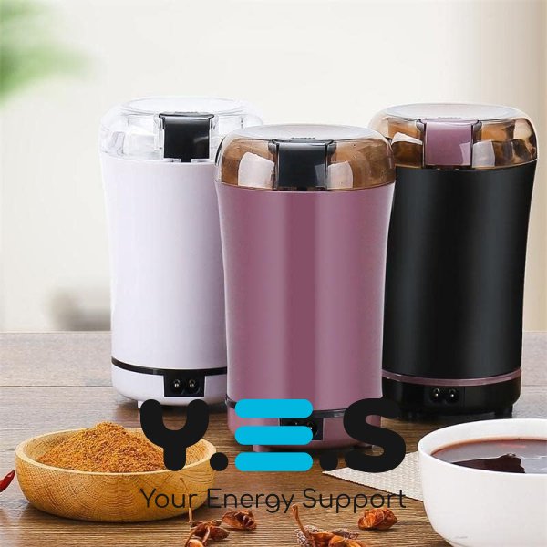 Електрична металева кавомолка XL-742 для кави та спецій, млинок