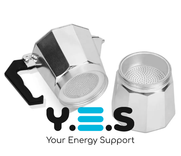 Гейзерна кавоварка UNIQUE UN-1913 для дому, 9 порцій, 405 мл