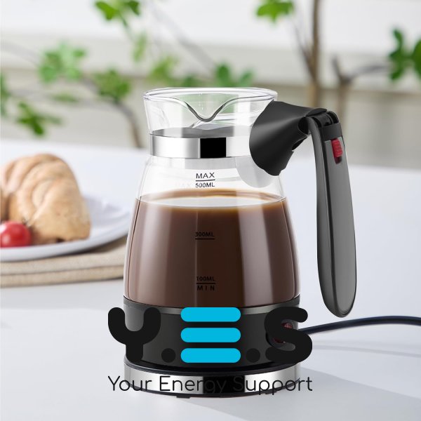 Електрична кавоварка R-128 0,5 л, 600 Вт — компактна для дому