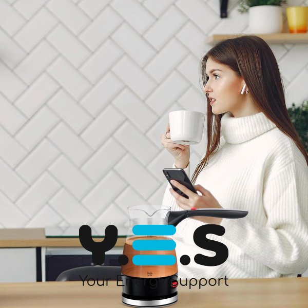 Електрична кавоварка R-128 0,5 л, 600 Вт — компактна для дому