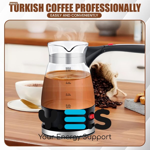 Електрична кавоварка R-128 0,5 л, 600 Вт — компактна для дому