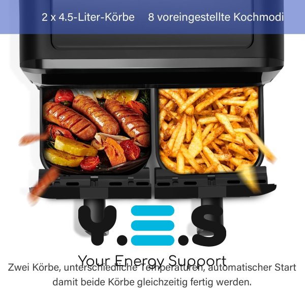 Аерофритюрниця-аерогриль MS-3226 для швидкого здорового приготування, 4800 Вт