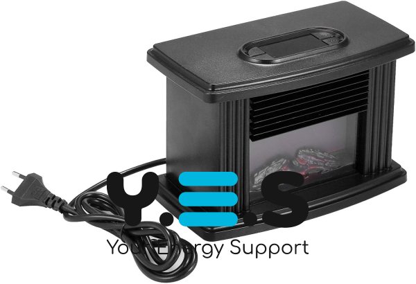 Портативний міні-обігрівач-камін Flame Heater для дому з ефектом полум’я