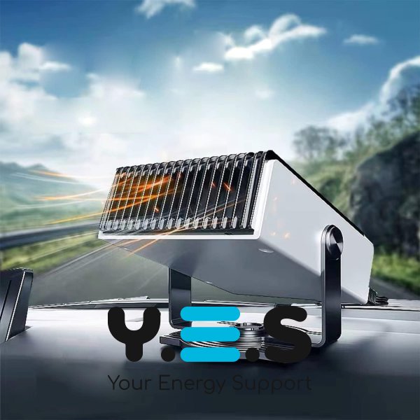 Автообігрівач‑тепловентилятор 2в1 від прикурювача 12В: обігрів і вентиляція в авто