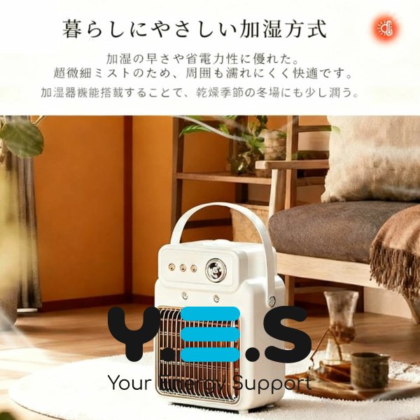 Електрообігрівач 2в1 для дому 1200 Вт: міні + зволожувач і таймер