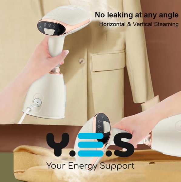 Ручний/вертикальний відпарювач Sokany SK-12003 KY-003 1500W White для одягу та штор