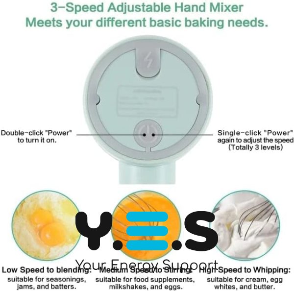 Портативний бездротовий міні-міксер 3-в-1 на акумуляторі (електричний)