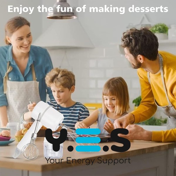 Портативний бездротовий міні-міксер 3-в-1 на акумуляторі (електричний)