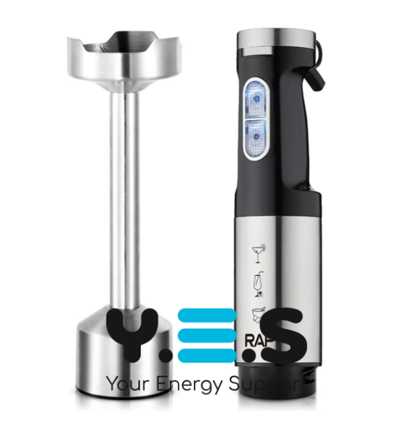 Блендер RAF R.363 5-в-1 з нержавіючої сталі для дому, універсальний, 900W