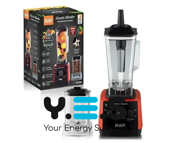 Настільний блендер RAF R.2842 2400 Вт, чаша 3 л для дому