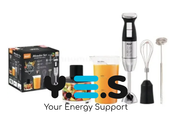 Ручний занурювальний блендер RAF R.334 5в1 зі змінними насадками