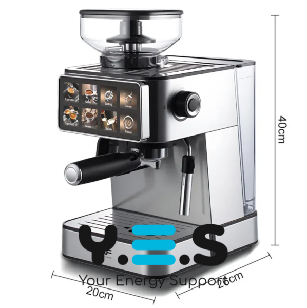 Кавоварка 2-в-1 RAF R.0206 1,8 л автоматична з капучинатором для свіжомеленої кави щодня