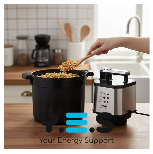 Кухонний комбайн RAF R.7731 з нерж. сталі, чаша 8 л, подрібнювач