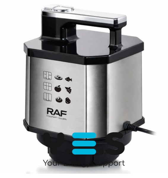 Кухонний комбайн RAF R.7731 з нерж. сталі, чаша 8 л, подрібнювач