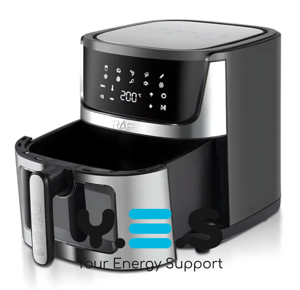 Аерофритюрниця RAF R.5395 9 л, 1950 Вт — фритюрниця для зручного приготування вдома