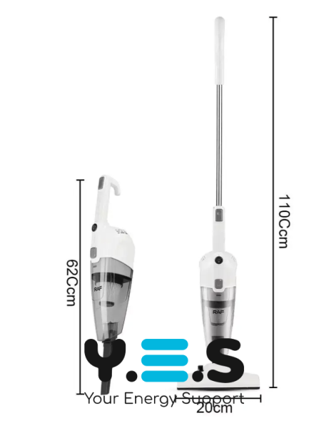 Ручний колбовий вертикальний пилосос RAF R.8711B для дому, вакуумний