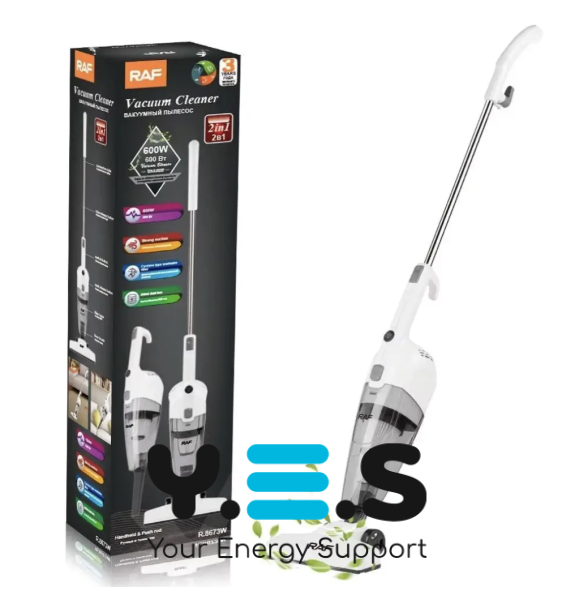 Ручний колбовий вертикальний пилосос RAF R.8711B для дому, вакуумний