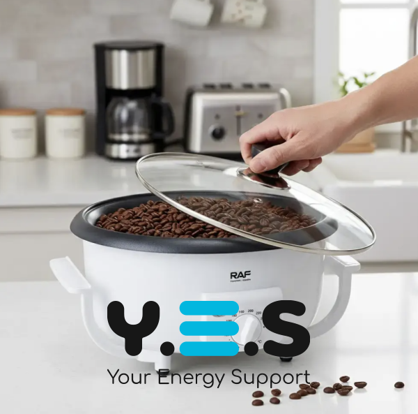 Електрообсмажувач кави RAF R.15601 для дому — ростер для ідеального напою