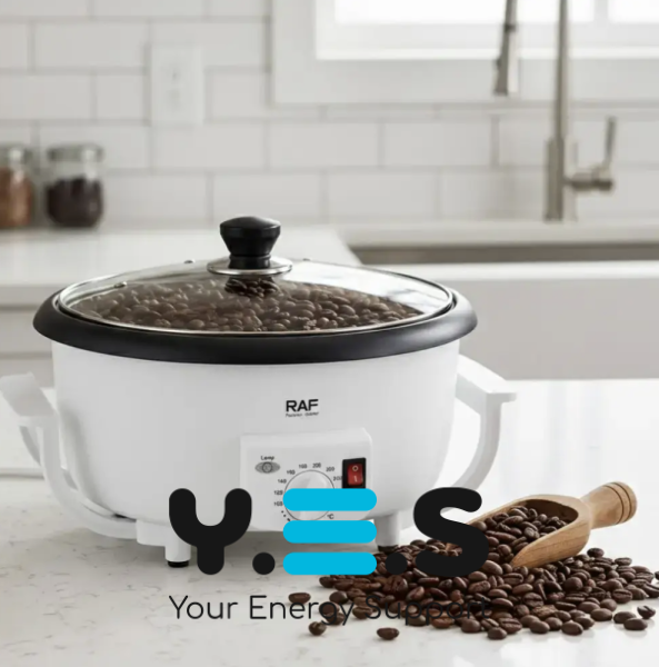 Електрообсмажувач кави RAF R.15601 для дому — ростер для ідеального напою