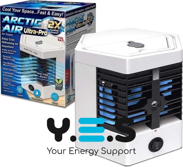 Портативний настільний мінікондиціонер Arctic Air Ultra Pro 2X із зволоженням повітря