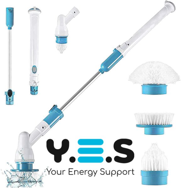 Акумуляторна бездротова електрощітка для прибирання Electric Spin Scrubber 5в1 MA-1