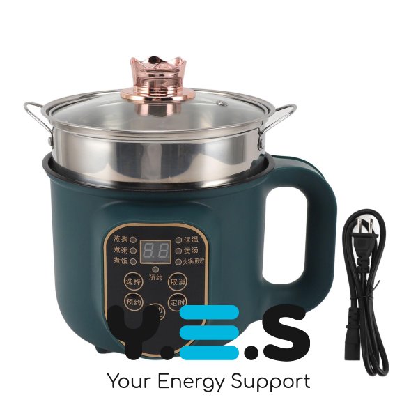 Електрична каструля‑пароварка MS‑7729 1,8 л: багатофункціональна для варіння та пари