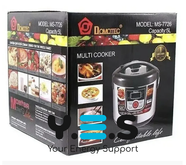 Електрична мультиварка DOMOTEC MS-7726 для кухні та дому, для щоденної кулінарії