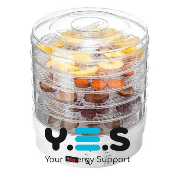 Сушарка (дегідратор) для овочів і фруктів Happy Home SX-770, 5 секцій/піддонів