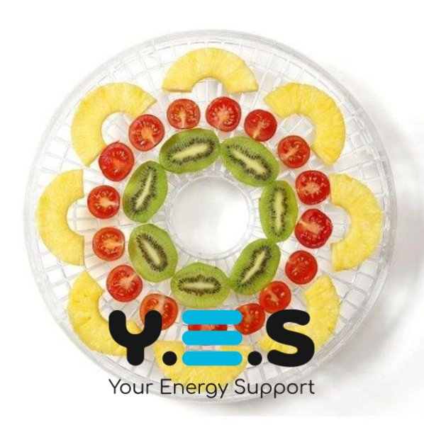 Сушарка (дегідратор) для овочів і фруктів Happy Home SX-770, 5 секцій/піддонів