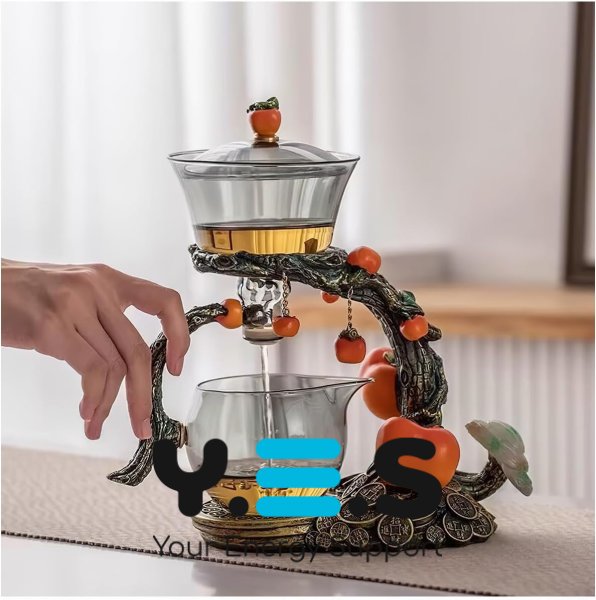 Чайник-заварник H1214 з магнітним дозатором, «ледачий» чайний сервіз «хурма» для дому