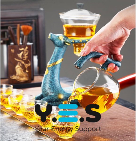 Чайник-заварник H1213 з магнітним дозатором і системою зливу для заварювання