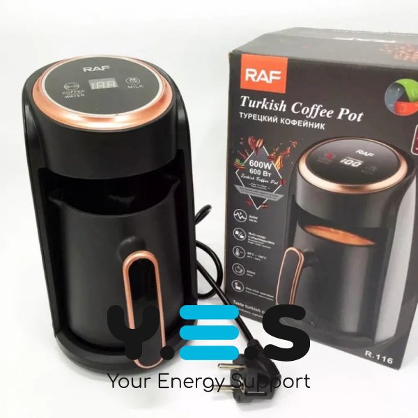 Електрична кавоварка-турка Domotec R-116 для меленої кави, 600W, 300 мл (дім/офіс)