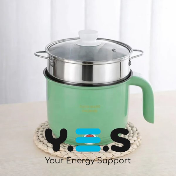 Електрокаструля-пароварка LY-1076 1,5 л: суп, локшина, рис, овочі, підігрів