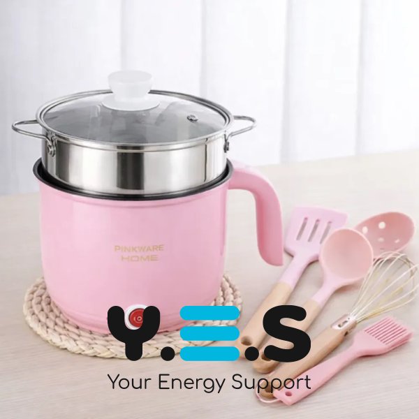 Електрокаструля-пароварка LY-1076 1,5 л: суп, локшина, рис, овочі, підігрів