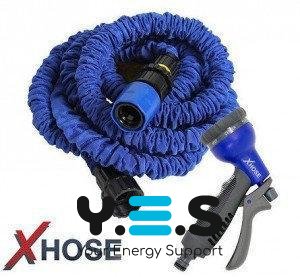 Поливальний шланг X HOSE 60 м (200 FT) розтяжний садовий для поливу городу