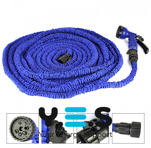 Поливальний шланг X HOSE 60 м (200 FT) розтяжний садовий для поливу городу