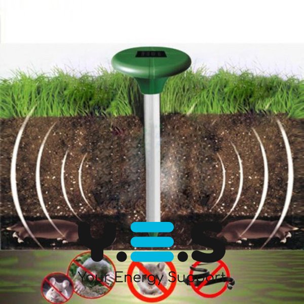 Сонячний відлякувач кротів і гризунів Solar Rodent Repeller (на сонячній батареї)