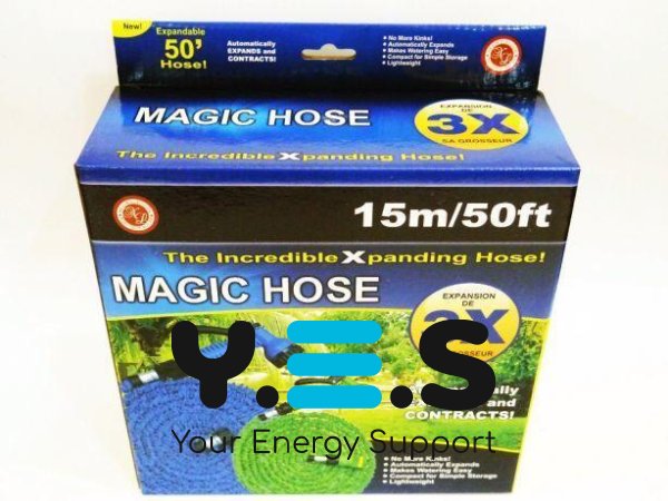 Поливальний садовий шланг Magic Hose 15 м з розпилювачем для поливу