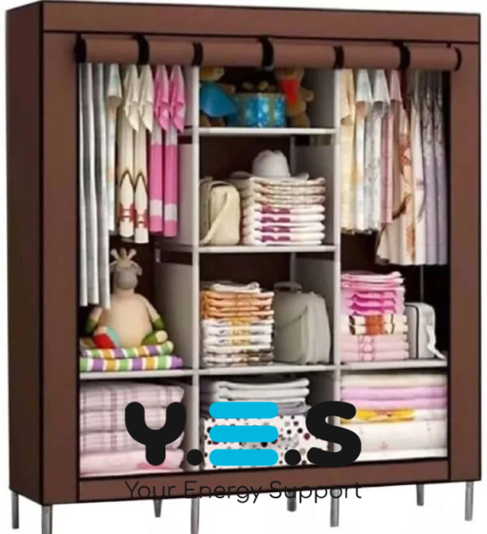 Тканинна шафа-органайзер STORAGE WARDROBE 88130, 3 секції, 130×45×175 см